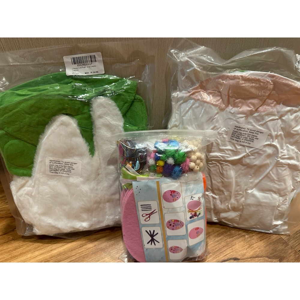 Dress Up Cosplay Costumes in Green Bunny with Bunny Bead Crafts